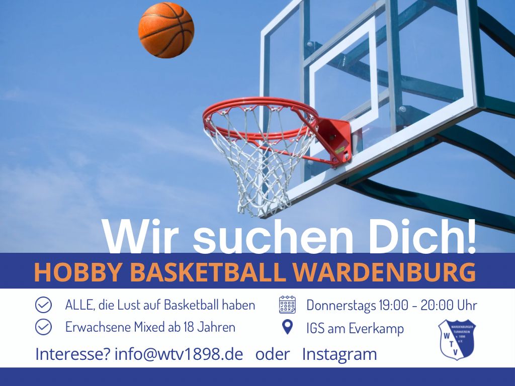 Wir suchen Dich – Hobby Basketball Wardenburg