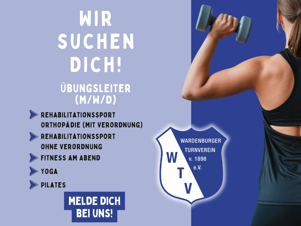 Übungsleiter gesucht! (m/w/d) 💪